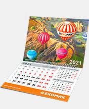 Календарь новогодний бренда «Ekomak» в портфолио студии дизайна «Aedus Design»