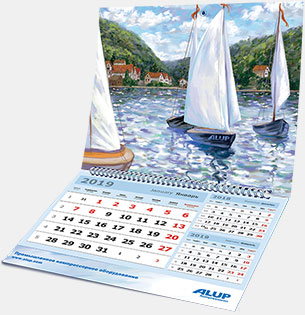 Новогодний календарь «ALUP» на 2019 год