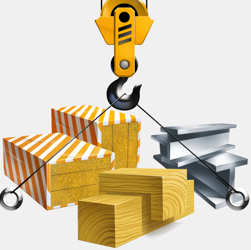 Набор масштабируемых иконок строительных материалов и агрегатов – Новости студии дизайна «Aedus Design»