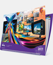 Предыдущая работа в портфолио - Кибер Жар-птица календаря BenQ 